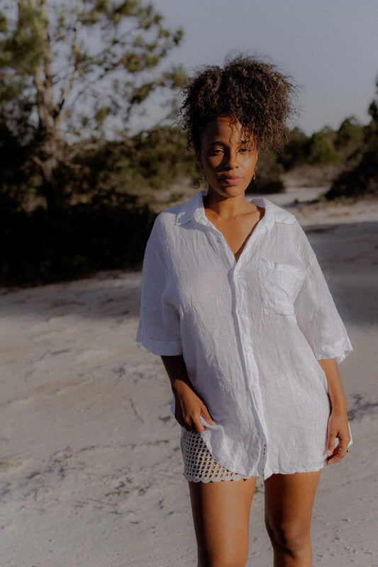 Camisa de lino GARDENIA