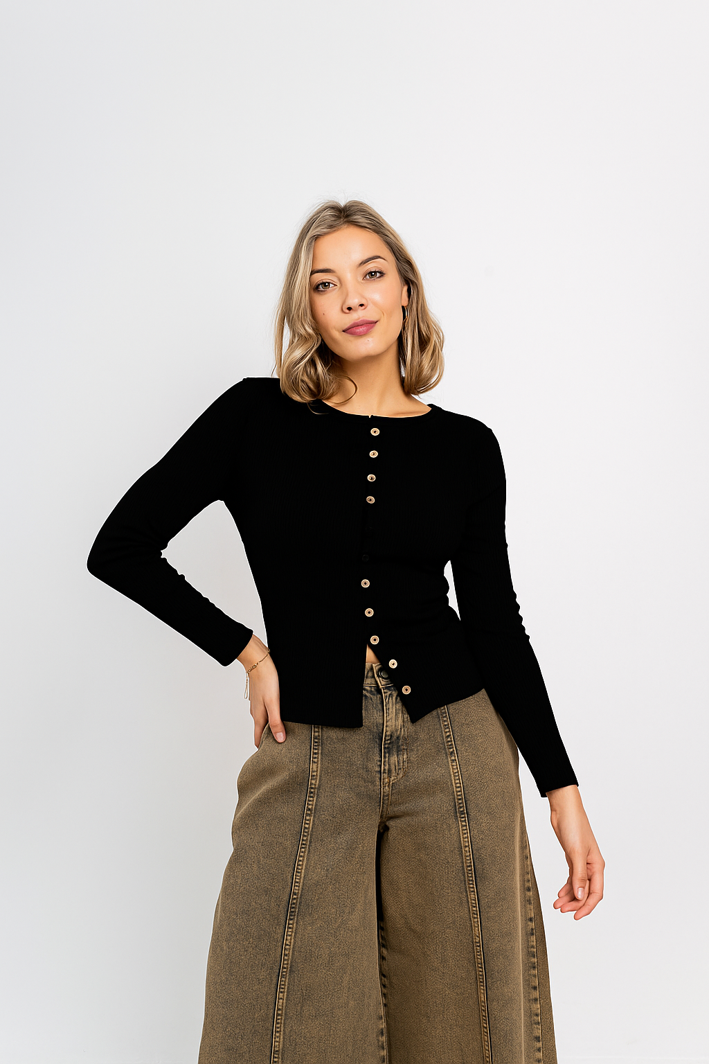 Remera botones MARGARITA