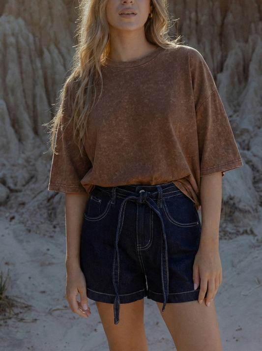 Short de jean elastizado OLIVIA