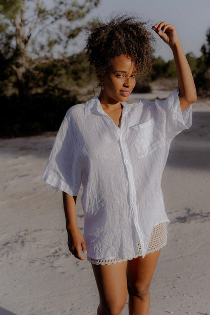 Camisa de lino GARDENIA