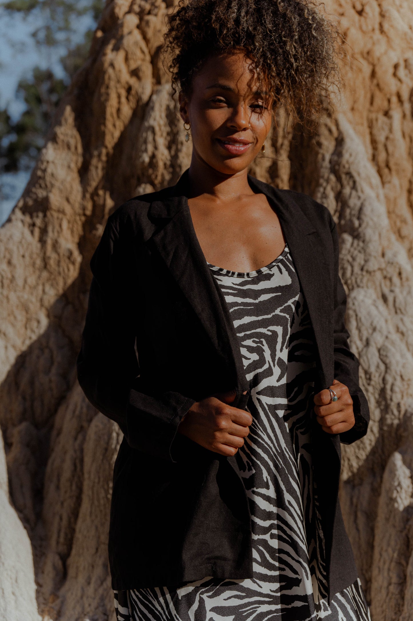 Blazer de lino RAÍZ