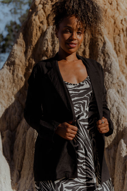 Blazer de lino RAÍZ