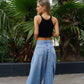 Jeans Denim Extra Wide TULUM | Tiro Alto y Calce Perfecto | BRAVA