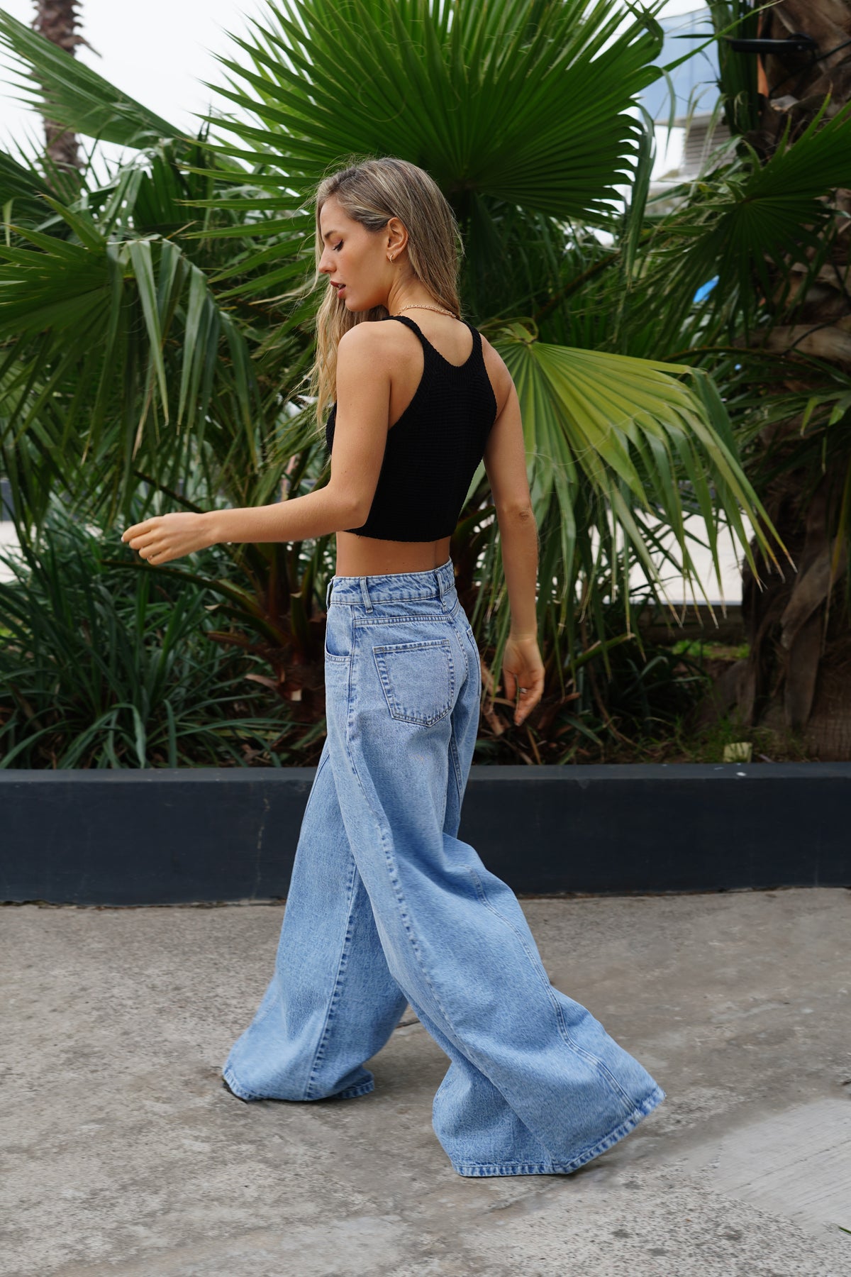 Jeans Denim Extra Wide TULUM | Tiro Alto y Calce Perfecto | BRAVA