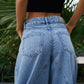 Jeans Denim Extra Wide TULUM | Tiro Alto y Calce Perfecto | BRAVA