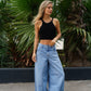 Jeans Denim Extra Wide TULUM | Tiro Alto y Calce Perfecto | BRAVA