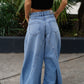 Jeans Denim Extra Wide TULUM | Tiro Alto y Calce Perfecto | BRAVA