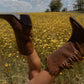 Bota texana con flecos AVANI