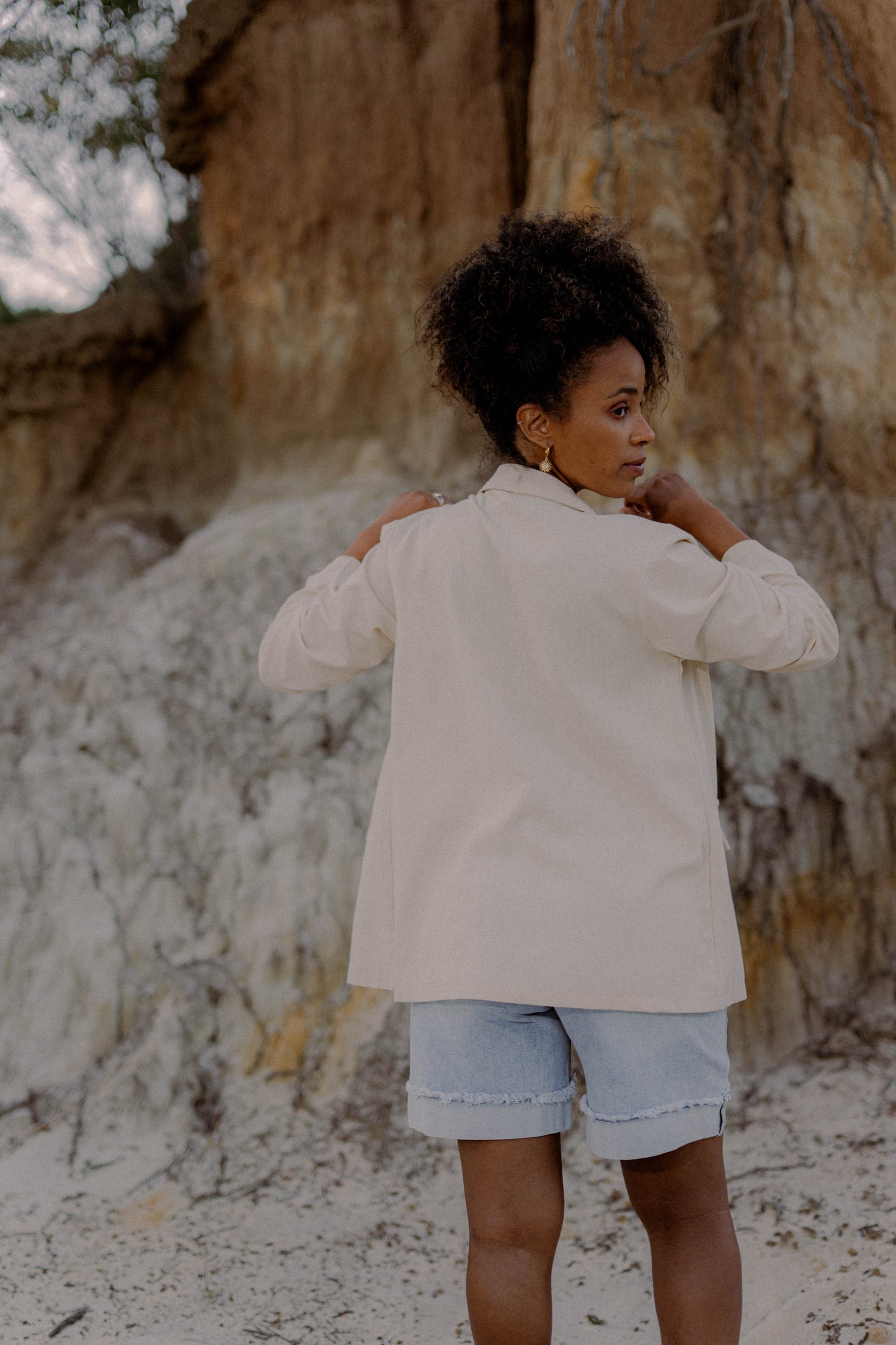 Blazer de lino RAÍZ