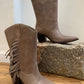 Bota texana con flecos AVANI