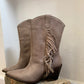 Bota texana con flecos AVANI
