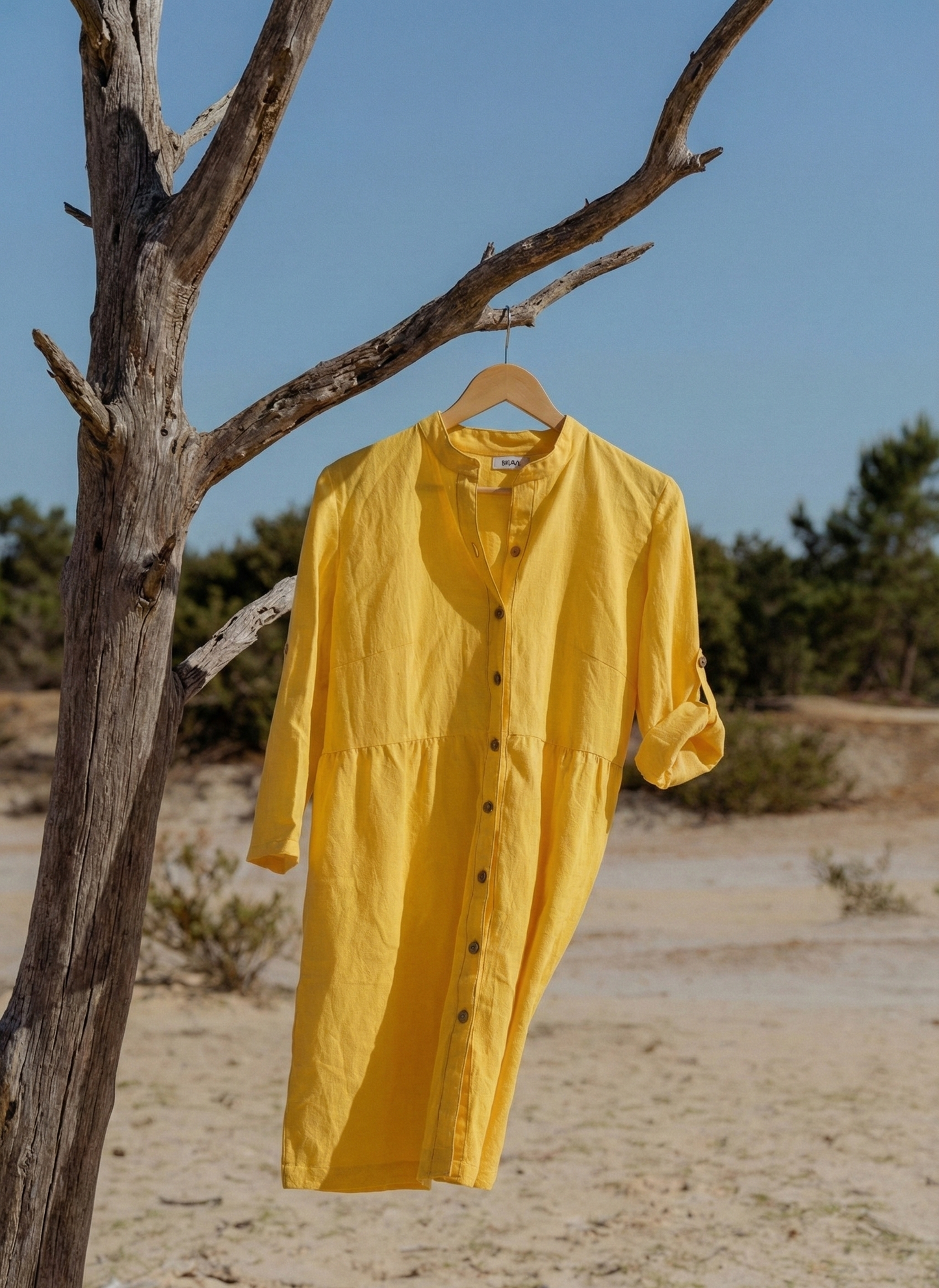 Vestido camisero corto JUANE