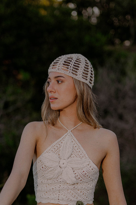 Casquete gorro tejido LUPE