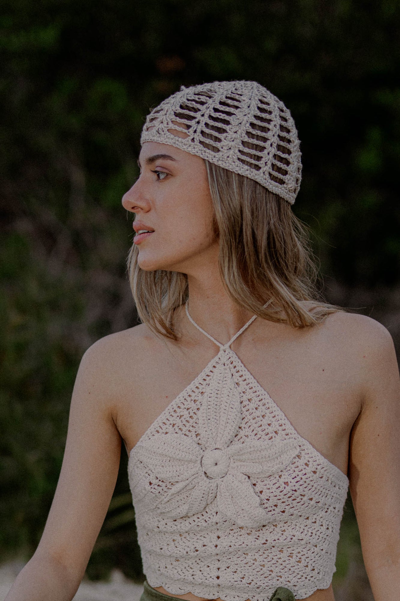 Casquete gorro tejido LUPE