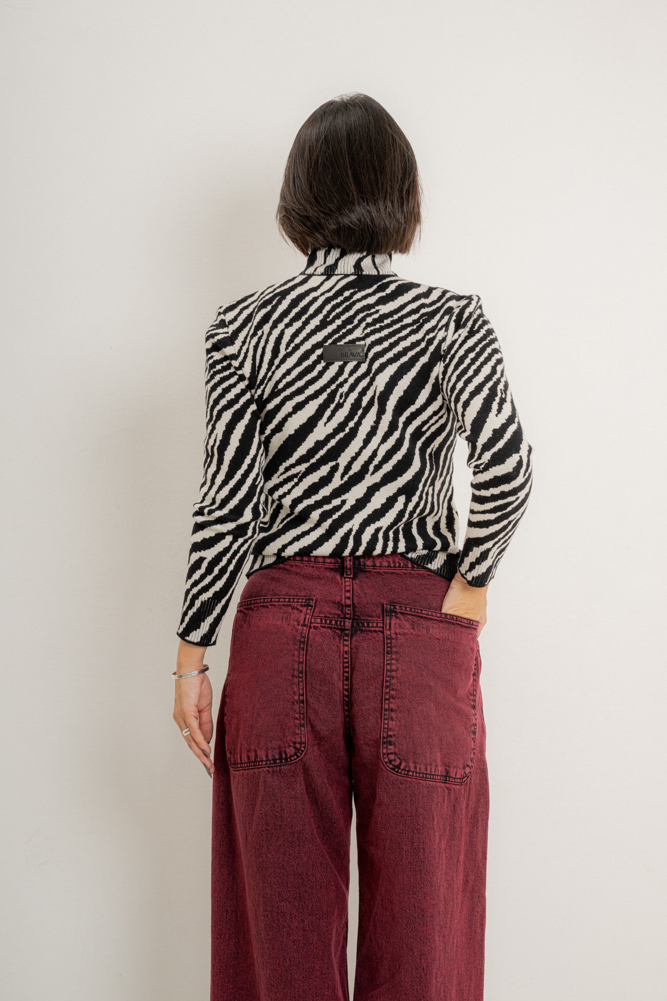 Sweater polera ZEBRA