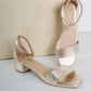sandalias mujer oro