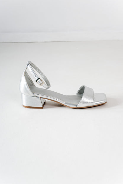 sandalias mujer plata