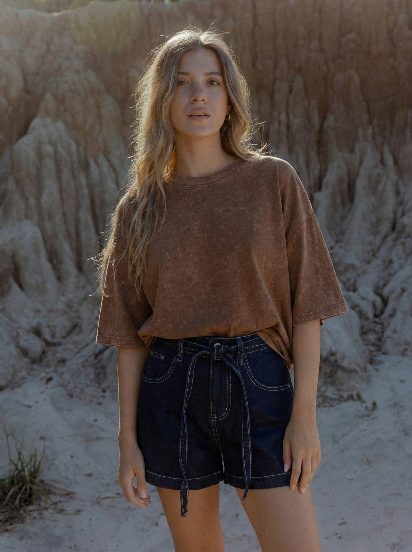 Short de jean elastizado OLIVIA